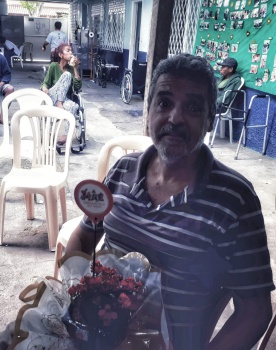Dia das mães no abrigo Jabour Personagem José Abreu
