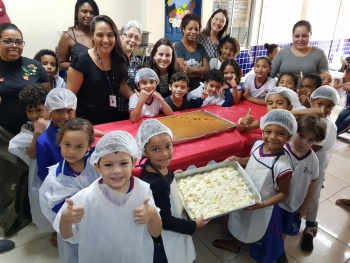 Alimentação saudável no Cmei Jacy Alves