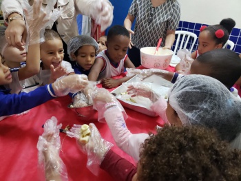 Alimentação saudável no Cmei Jacy Alves