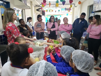 Alimentação saudável no Cmei Jacy Alves