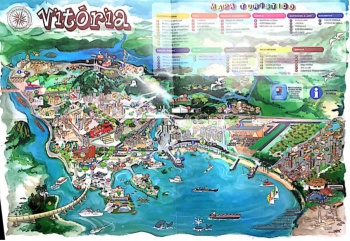 Mapa do turismo