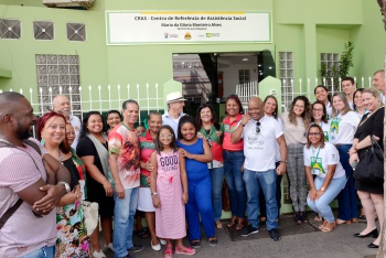 INSAUIGURAÇÃO DA PLACA DO CRAS MARIA DA GLÓRIA MONTEIRO ALVES