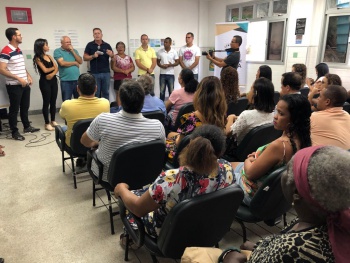 ordem de serviço para reconstrução de 42 moradias no bairro Conquista