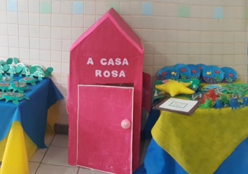 Casa Rosa no Cmei Thomaz Tommasi