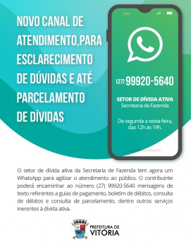 Whatsapp Dívida Ativa