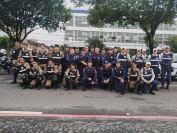 Equipe da Guarda Municipal participa do desfile cívico militar de 7 de setembro