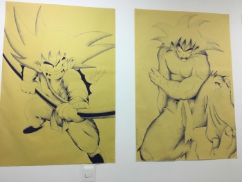 Exposição de super-heróis no CEU