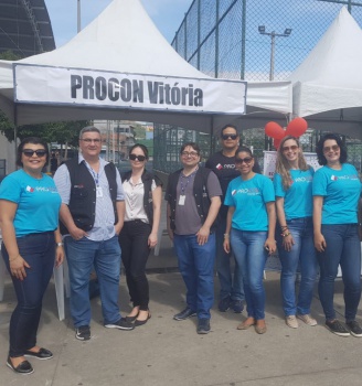 Procon Vitória na praça de Itararé