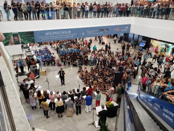 Encontro de Corais no Aeroporto
