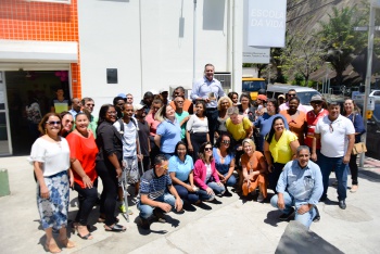 Visita prefeito escola da vida premio