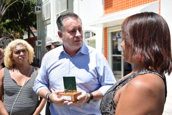 Visita prefeito escola da vida premio