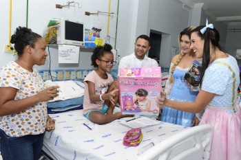 Banco de alimentos Herbert de Souza faz doações no Hospital Infantil de Vitória