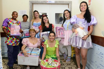 Banco de alimentos Herbert de Souza doações no Hospital Infantil de Vitória