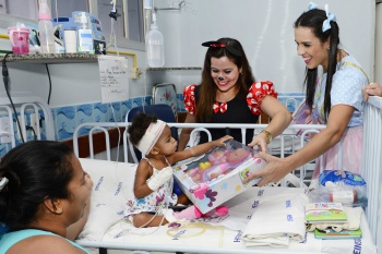 Banco de alimentos Herbert de Souza doações no Hospital Infantil de Vitória