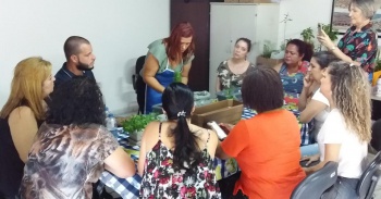 Oficina de hortas para professores