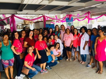 Campanha Outubro Rosa no Galpão das Paneleiras