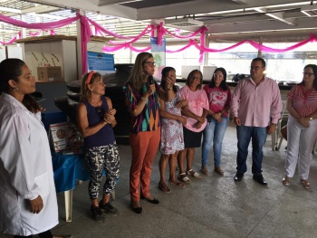 Campanha Outubro Rosa no Galpão das Paneleiras