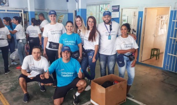 Cajun Santo André alguns colaboradores da Vivo