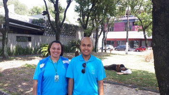 Abordagem social Poliana e Pedro