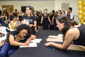 Formatura do curso de libras no CRPD