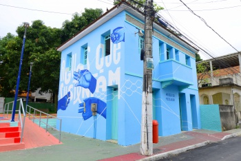 Fachada do Museu do Pescador (Ilha das Caieiras
