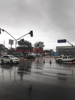Guarda Municipal atua na chuva