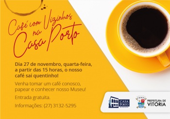 Café com Vizinhos na Casa Porto