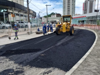 Avenida Vitória asfaltamento