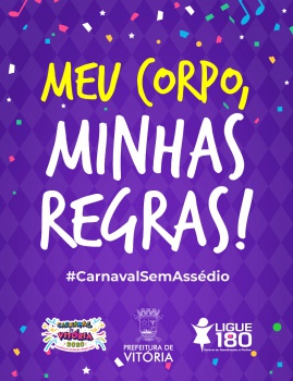 Campanha contra assédio no Carnaval