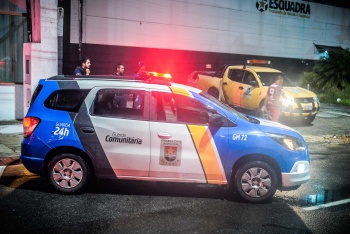 Carnaval 2020 - Guarda Civil Municipal nas proximidades do Sambão do Povo