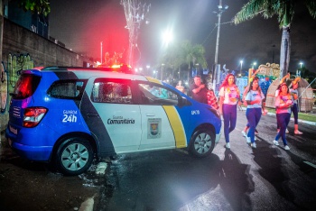 Carnaval 2020 - Guarda Civil Municipal nas proximidades do Sambão do Povo