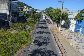 Obras na Avenida Vitória