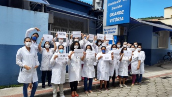 Funcionarios da Unidade de Saúde de Grande Vitória