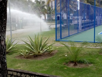 Irrigação de áreas verdes