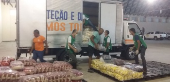 Defesa Civil de Vitória atua em ações solidárias
