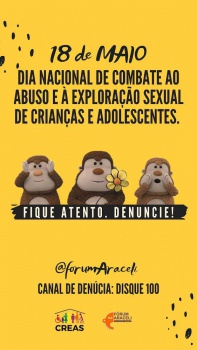 Creas faz atividades do dia 18 de maio