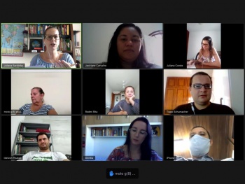 Reuniões on-line da Gerência de Educação Ambiental