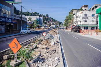 Obras na Avenida Vitória