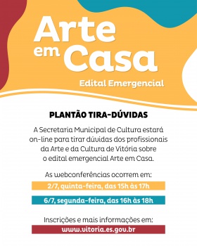 Confira as datas das próximas webconferências tira-dúvidas e participe!