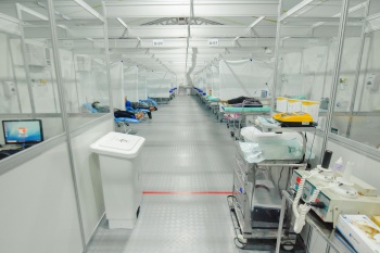 Hospital de Campanha no PA (Pronto Atendimento) de São Pedro