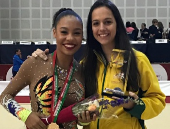 Geovanna e Gizela ginástica rítmica