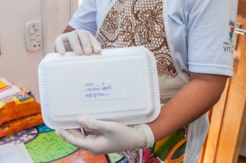 CAJUN/CRAS Praia do Suá - Doação de Alimentos durante a pandemia