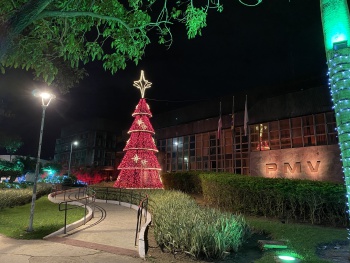 Iluminação de Natal do Palácio Municipal