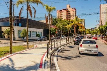 Ciclovia na Avenida Rio Branco