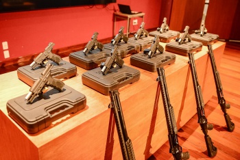 Entrega das Novas Armas para os Agentes Comunitários da Guarda Civil Municipal