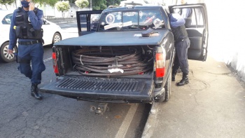 Furto de cabos da iluminação pública