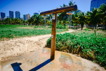 Praia da Guarderia - Chuveiro público