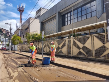 Central de Serviços atua no pós-chuva