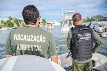 Operação Náutica para Coibir Música Alta - SEMMAM, Guarda Civil, Capitania dos Portos e Corpo de Bombeiros