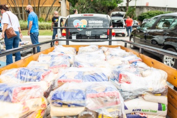 Entrega de Cesta Básica da Campanha Vitória da Solidariedade
